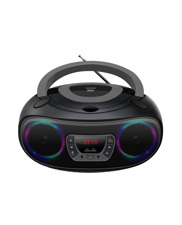 Denver TCL-212BT GREY Lecteur de CD Lecteur CD portable Noir, Gris
