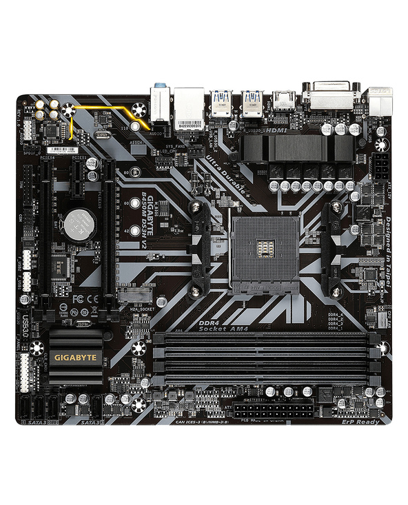 Gigabyte GA-B450M-DS3H V2 (AM4) (D) AMD B450 Emplacement AM4 micro ATX