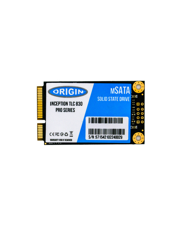 Origin Storage MZ-M6E250BW-OS disque SSD mSATA 250 Go Série ATA III MLC