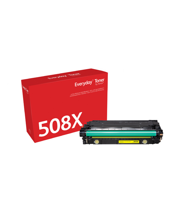 Everyday Toner Jaune  de Xerox compatible avec HP 508X (CF362X/ CRG-040HY), Grande capacité