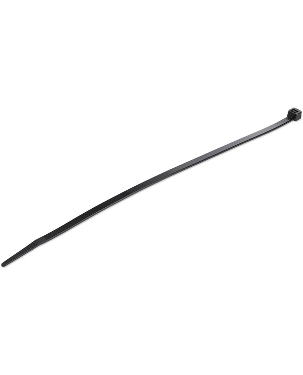 StarTech.com Colliers de Serrage 25 cm Noirs - Largeur 4 mm - Diam. faisceau 68 mm - Résistance traction 22 kg - Fermeture gliss