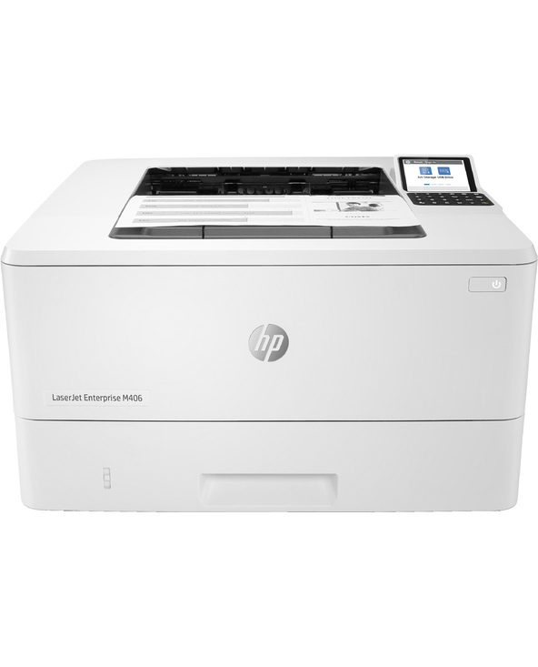HP LaserJet Enterprise M406dn, Noir et blanc, Imprimante pour Entreprises, Imprimer, Taille compacte Sécurité renforcée Impressi