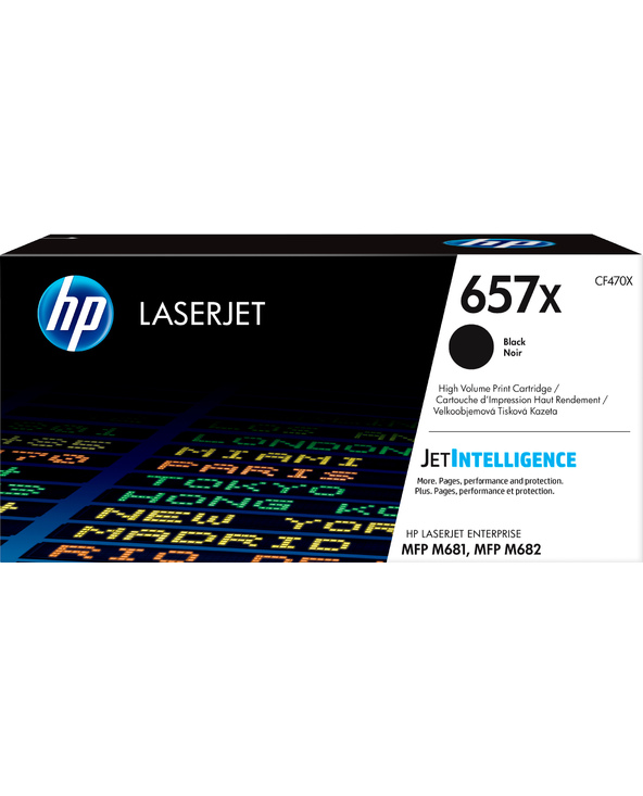 HP Cartouche de toner noir 657X LaserJet grande capacité authentique