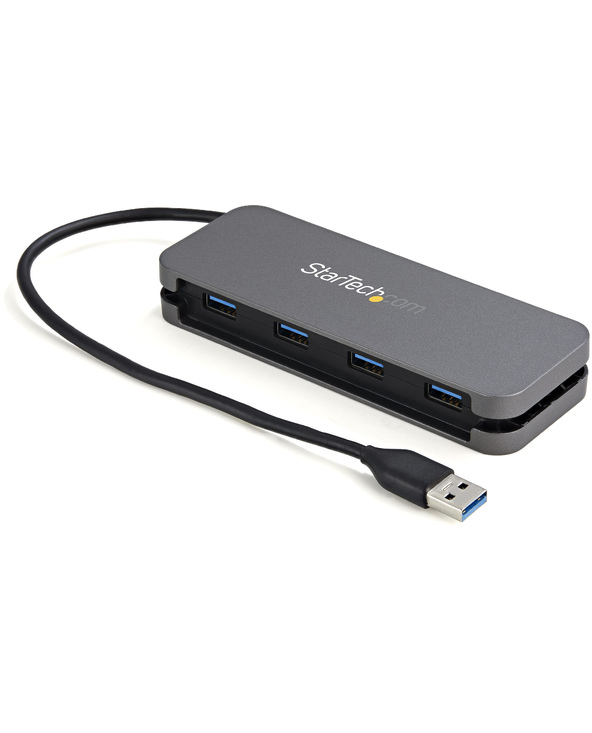 StarTech.com Hub USB 3.0 à 4 Ports - USB-A vers 4x USB-A - Mini Hub USB 3.2 Gen 1 Type-A SuperSpeed 5Gbps - Alimenté par Bus - C