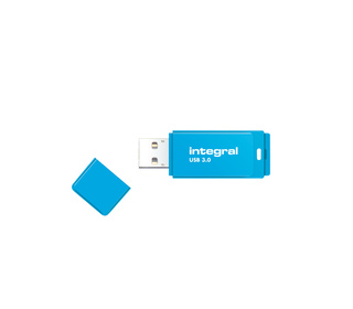 Integral 32GB USB3.0 DRIVE NEON BLUE UP TO R-100 W-30 MBS lecteur USB flash 32 Go USB Type-A 3.2 Gen 1 (3.1 Gen 1) Bleu