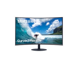 Samsung 24" MONITEUR INCURVÉ CT55 24" Full HD 4 ms Noir, Bleu, Gris