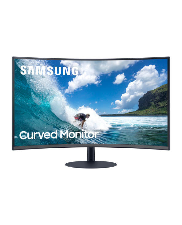Samsung 24" MONITEUR INCURVÉ CT55 24" Full HD 4 ms Noir, Bleu, Gris