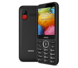 Wiko F200 7,11 cm (2.8") 96 g Noir Téléphone numérique