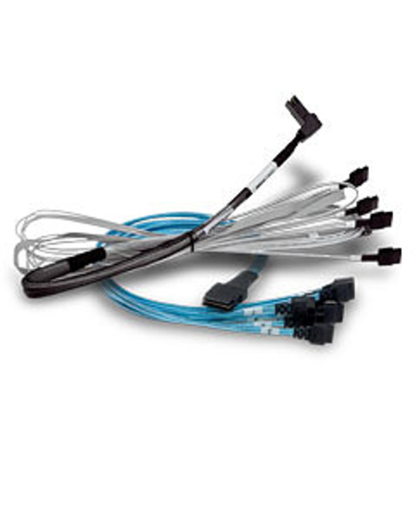 Broadcom 05-50061-00 câble Serial Attached SCSI (SAS) 1 m Noir, Bleu, Argent