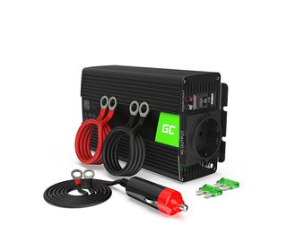 Green Cell INV01DE adaptateur de puissance & onduleur Auto 300 W Noir