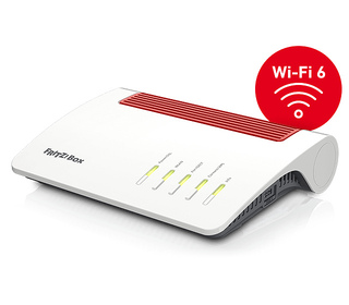 FRITZ!Box 7590 AX routeur sans fil Gigabit Ethernet Bi-bande (2,4 GHz / 5 GHz) Blanc