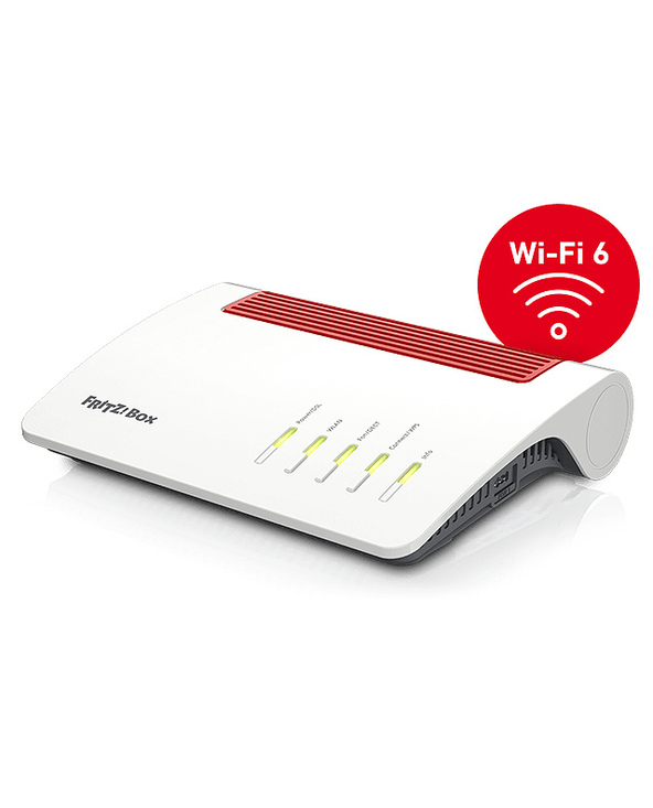 FRITZ!Box 7590 AX routeur sans fil Gigabit Ethernet Bi-bande (2,4 GHz / 5 GHz) Blanc