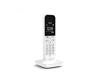 Gigaset CL390 Téléphone analog/dect Identification de l'appelant Blanc