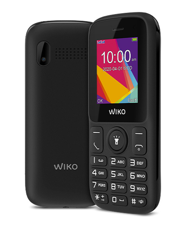 Wiko F100 4,57 cm (1.8") 71 g Noir Téléphone d'entrée de gamme
