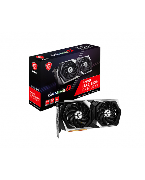 MSI GAMING RX 6600 XT X 8G carte graphique AMD Radeon RX 6600 XT 8 Go GDDR6