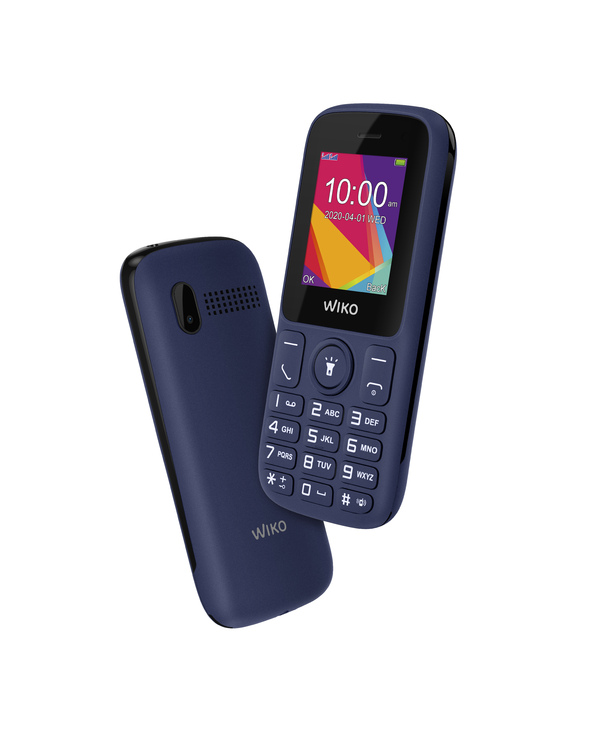 Wiko F100 4,57 cm (1.8") 71 g Bleu Téléphone d'entrée de gamme