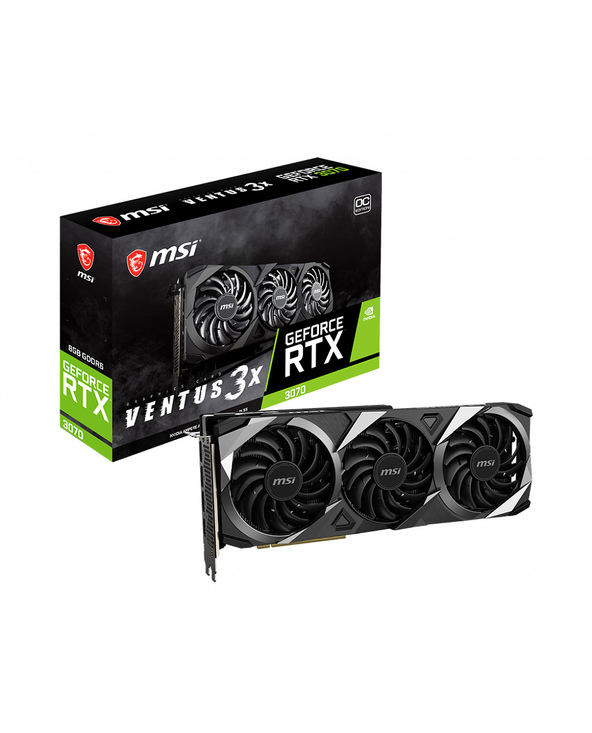 MSI VENTUS RTX 3070 3X 8G OC LHR carte graphique NVIDIA GeForce RTX 3070 8 Go GDDR6