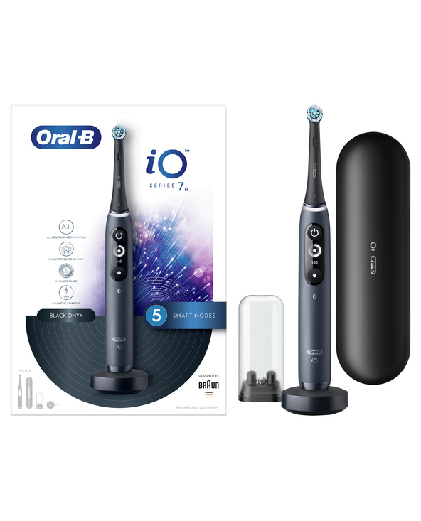 Oral-B iO 80349474 brosse à dents électrique Adulte Brosse à dents vibrante Noir