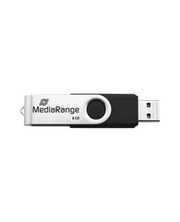 MediaRange MR931-2 lecteur USB flash 16 Go USB Type-A / Micro-USB 2.0 Argent, Noir