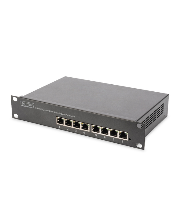 Digitus Commutateur Gigabit Ethernet PoE 10 po 8 ports