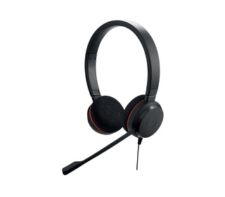 Jabra Evolve 20 MS Stereo Casque Avec fil Arceau Bureau/Centre d'appels USB Type-A Noir