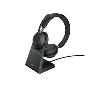 Jabra Evolve2 65, UC Stereo Casque Sans fil Arceau Bureau/Centre d'appels USB Type-A Bluetooth Noir
