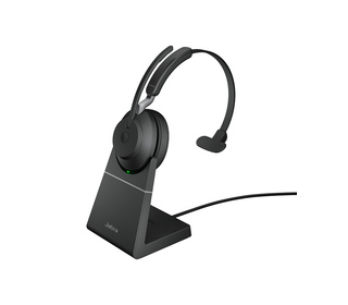 Jabra Evolve2 65, UC Mono Casque Sans fil Arceau Bureau/Centre d'appels USB Type-A Bluetooth Noir