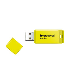 Integral 32GB USB3.0 DRIVE NEON YELLOW UP TO R-100 W-30 MBS lecteur USB flash 32 Go USB Type-A 3.2 Gen 1 (3.1 Gen 1) Jaune