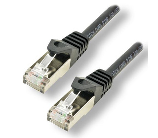 MCL FCC7BMSHF-2M/N câble de réseau Noir Cat7 S/FTP (S-STP)