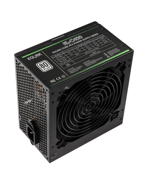 Kolink KL-C400 unité d'alimentation d'énergie 400 W 20+4 pin ATX ATX Noir