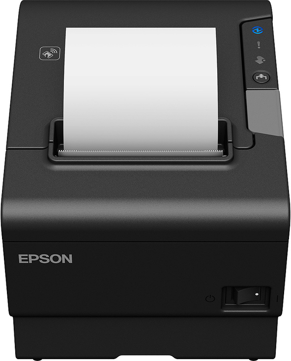 Epson TM-T88VI (551): USB, Ethernet, Bluetooth, PS, Black, EU