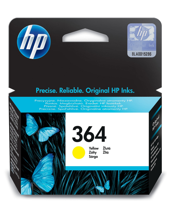 HP 364 cartouche d'encre jaune authentique