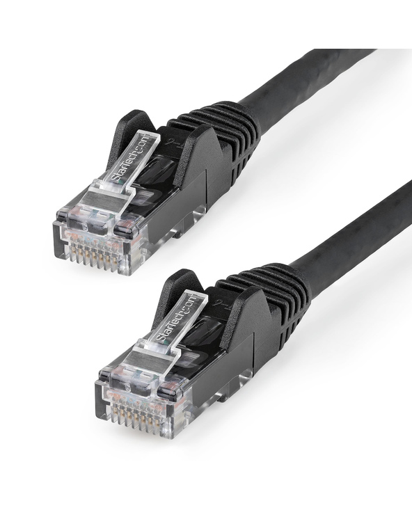 StarTech.com N6LPATCH3MBK câble de réseau Noir 3 m Cat6 U/UTP (UTP)