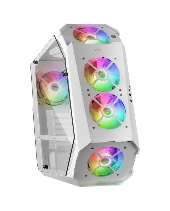 Mars Gaming MC51W unité centrale Blanc