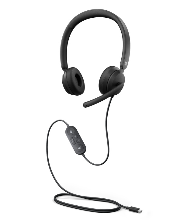 Microsoft Modern USB-C Headset Casque Avec fil Arceau Bureau/Centre d'appels USB Type-C Noir