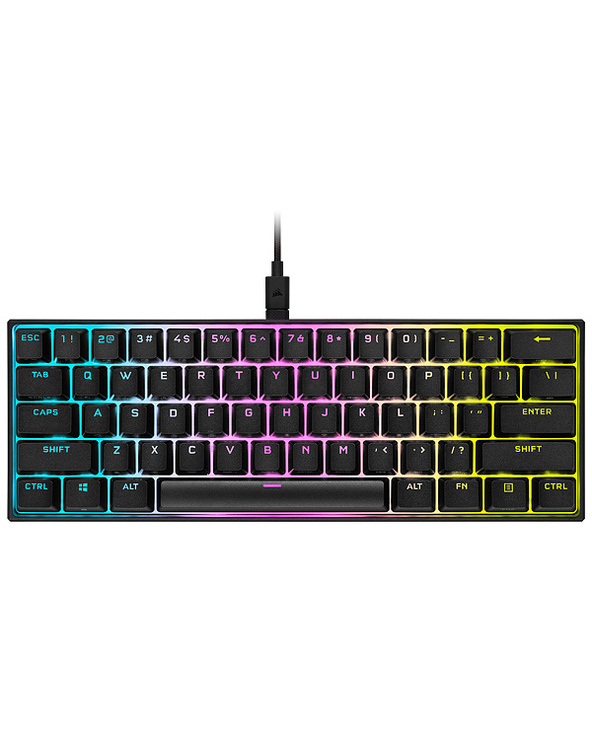 Corsair K65 RGB Mini clavier USB QWERTY Anglais américain Noir