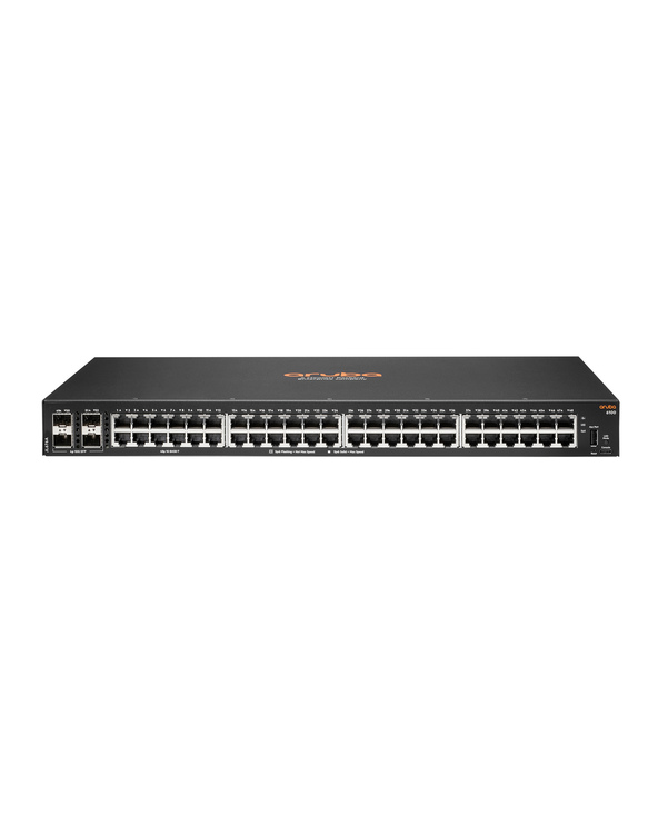 Aruba 6100 48G 4SFP+ Géré L3 Gigabit Ethernet (10/100/1000) 1U Noir