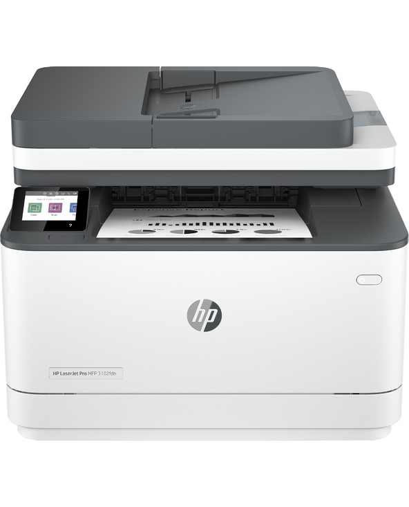 HP LaserJet Imprimante multifonction Pro 3102fdn, Noir et blanc, Imprimante pour Petites/moyennes entreprises, Impression, copie