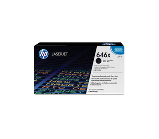 HP 646X toner LaserJet noir haute capacité authentique
