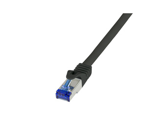 LogiLink C6A093S câble de réseau Noir 10 m Cat6a S/FTP (S-STP)