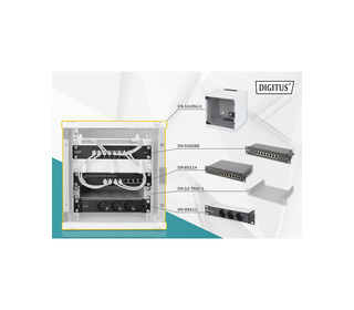 Digitus Pack réseau de 254 mm (10")