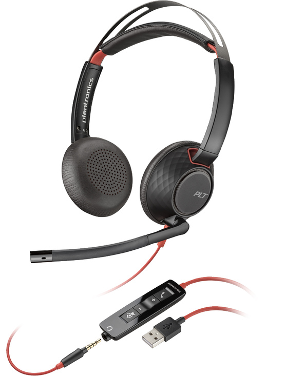 POLY Micro-casque stéréo USB-A Blackwire 5220 (lot)