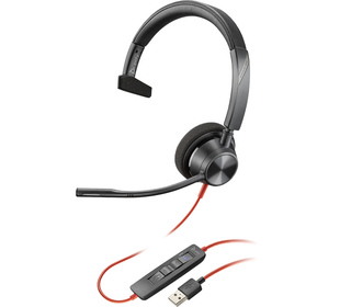 POLY Blackwire 3310-M Microsoft Teams Certified USB-A Mono Headset