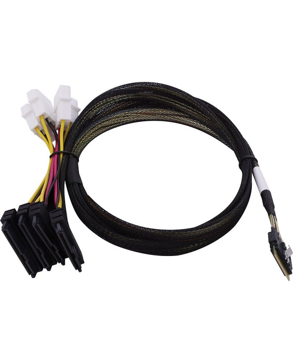 Microchip Technology 2305300-R câble Serial Attached SCSI (SAS) 0,8 m Noir, Multicolore