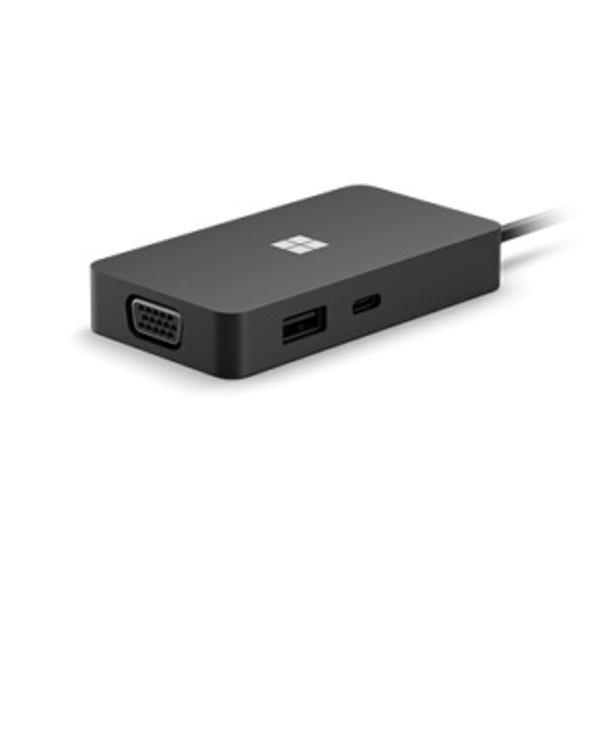 Microsoft Surface USB-C Travel Hub Avec fil USB 3.2 Gen 2 (3.1 Gen 2) Type-C Noir