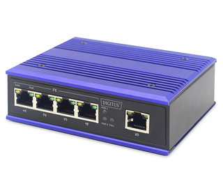 ASSMANN Electronic DN-650107 commutateur réseau Fast Ethernet (10/100) Connexion Ethernet, supportant l'alimentation via ce port