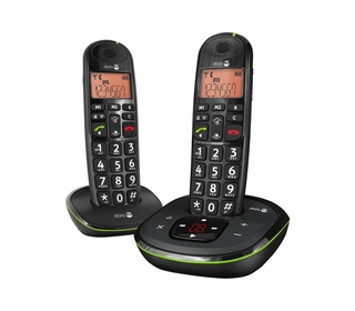 Doro PhoneEasy 105wr duo Téléphone analogique Identification de l'appelant Noir