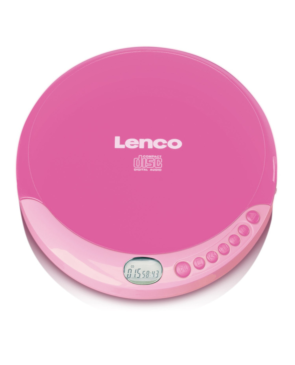 Lenco CD-011 Lecteur CD portable Rose
