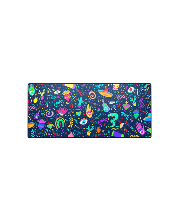 CHERRY XTRFY GP5-XL-FIESTA tapis de souris Tapis de souris de jeu Multicolore