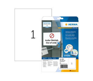 HERMA 10021 étiquette à imprimer Blanc Imprimante d'étiquette adhésive